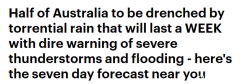 官方紧急警告：恶劣天气席卷全悉尼！狂风，暴