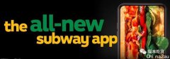 免费领Subway三明治和可乐！新用户注册app就可得