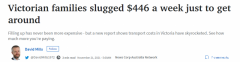 每周近$450，墨尔本居民出行成本激增！远超澳洲