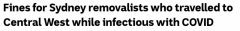 悉尼3名确诊搬运工违反“封城令”，被判12个月