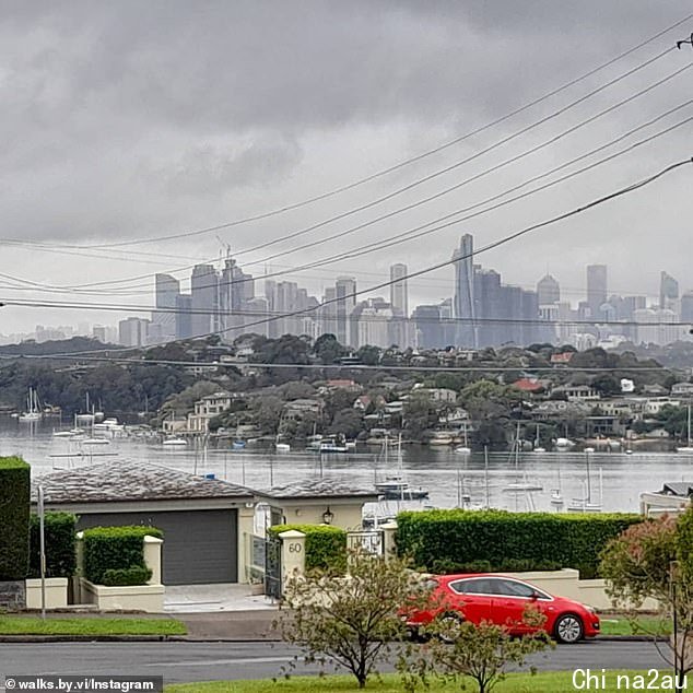 Heavy rain lashed Sydney on Friday as a low pressure system moved in from the southern and western regions of the state