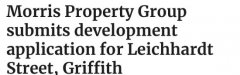 堪培拉Griffith预建设新楼盘！Morris Property提交 L