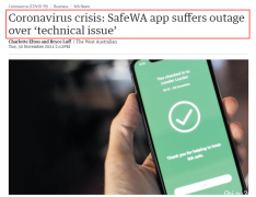 SafeWA应用因“技术问题”宕机，暂停止使用！