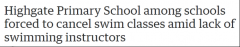 用工荒蔓延！珀斯学校被迫取消游泳课！校长：