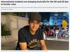 边境政策太严格 部分留学生抛弃澳洲选择英美