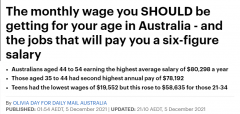 澳洲各行业薪资排行出炉，矿工以周薪$2600独占鳌