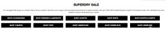 50%OFF！Superdry最新大促活动来袭，大量T恤、卫衣