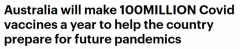 澳洲将可自产mRNA疫苗，年产高达一亿支！莫里森