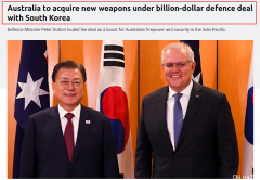澳韩两国达成“全面战略伙伴关系”，签署$10亿