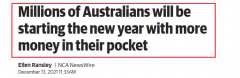 新年新福利！澳洲政府又开始发钱了，下月1日起