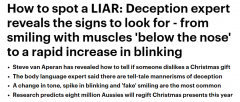 圣诞临近！澳洲测谎专家教你判断: 收礼的人是否