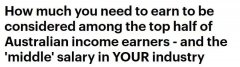 澳洲收入中位数揭晓！矿业超$12万稳居第一！