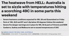 最高逼近50度，热浪席卷澳洲，多地开启“火炉模