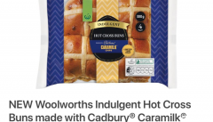 Woolworths首创Caramilk巧克力十字包 周三起限量销售
