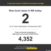 西澳新增2例，多名密接玩失踪！东部日增近2万彻