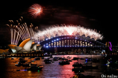推特网友：悉尼新年前夜的烟花看起来像“巨大