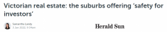 澳洲哪些区投资房产最稳定？维州仅5个区入选前