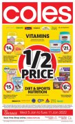 Coles 1月5日-1月11日折扣，披萨、炸鸡柳半价