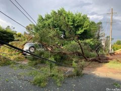 昨天暴雨导致堪培拉多地区洪水、停电、房屋损