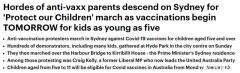 澳大利亚悉尼爆发反疫苗游行，数百抗议者反对