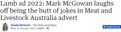 羊肉广告挖苦西澳，州长笑称：我们是唯一没有