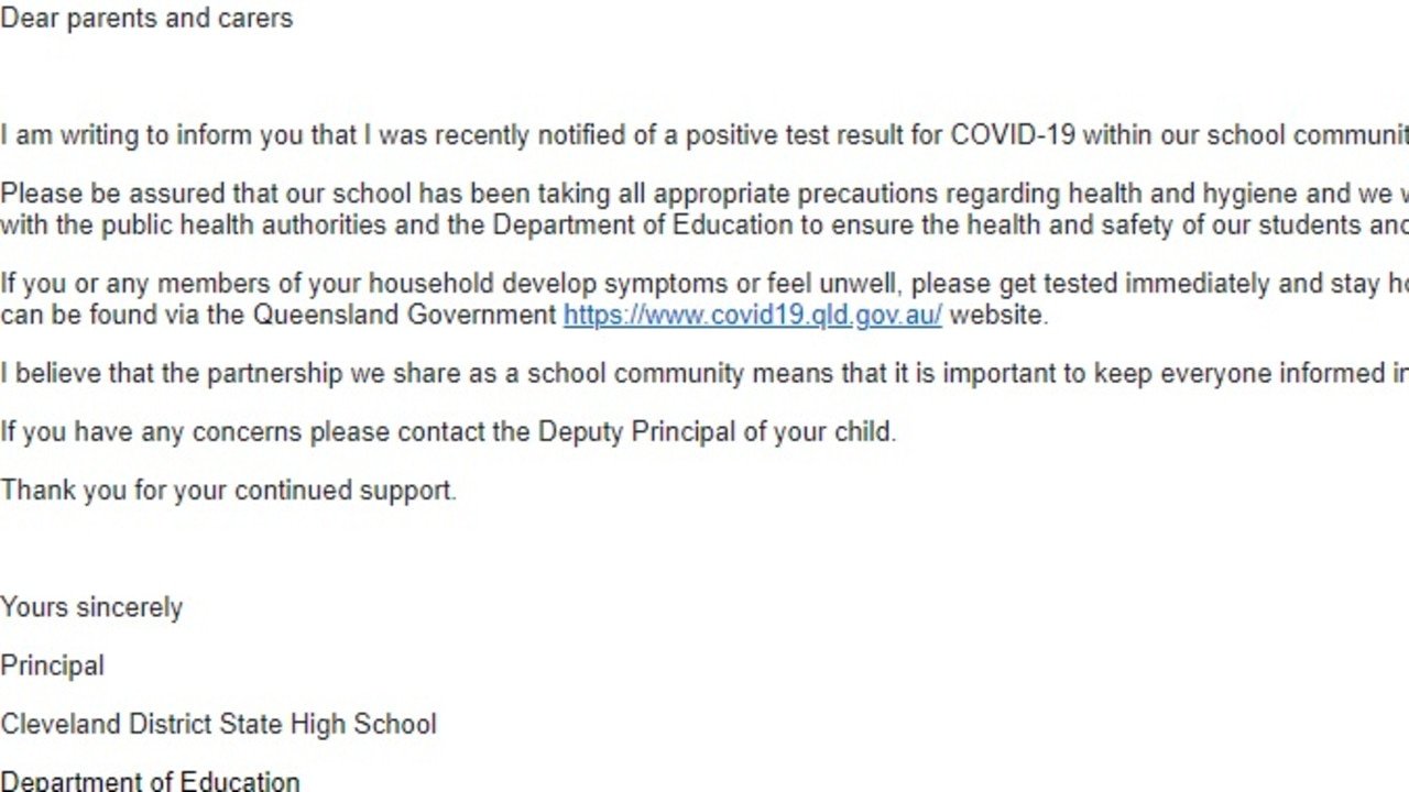 Schools across SEQ are on alert for COVID cases in the classroom after two schools reported cases overnight, two days after the start of the school year.