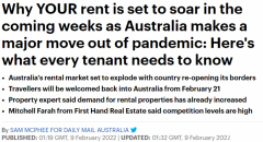 澳洲国境即将完全重开，租房市场料迎“大爆发