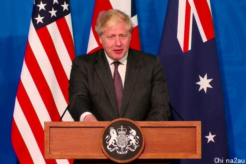 Boris Johnson says first task of AUKUS will be arming Australia with submarines