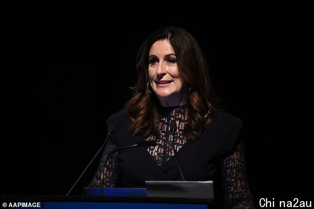 Right-wing columnist Miranda Devine (pictured) has thrown her support behind beleaguered Prime Minister Scott Morrison and says Australia is 'lucky to have him'