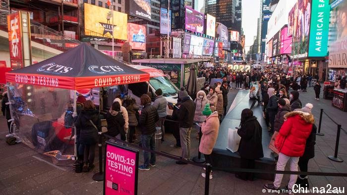 USA New York | Coronatests vor Weihnachten