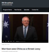 “莫里森将中国视作威胁！”澳时政作家谈总理