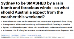 注意！悉尼将迎雷暴天气，或现破坏性大风及冰