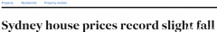 悉尼房价过去4周小幅下跌0.2%！专家：悉尼房价或