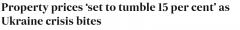 澳洲房价恐下跌15%，俄乌战争是罪魁祸首！专家