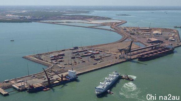 Darwin's port, which has been leased under a 99-year deal to Chinese company Landbridge Group.