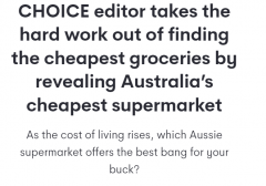 澳洲4大超市，原来它家最便宜！买同样的产品能