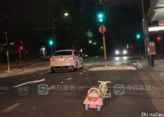 Eastwood街头惊现童车“代步”，网友群嘲油价飙涨