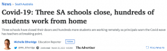 南澳至少三所学校关闭！上千名学生回家！教师