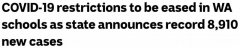 西澳暴增8910再破疫情纪录，死亡6例！政府宣布大
