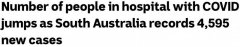 南澳新增4595例，住院患者人数跃增！卫生厅宣布