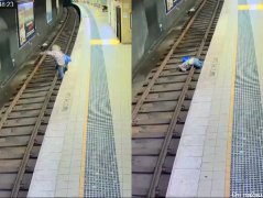悉尼男子掉下月台，路人和员工及时反映