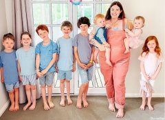 澳洲29岁女子连生10个娃，包括三胞胎和双胞胎：会继续生，对丈夫来说是一个很大的挑战（组图）
