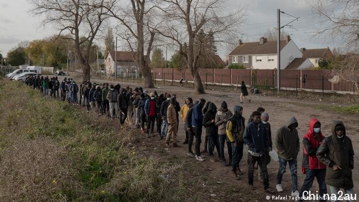 Frankreich Calais Migranten 