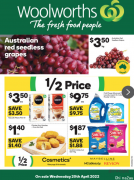 Woolies 4月20-4月26日特价汇总，多芬洗护系列精选产品半价（组图）