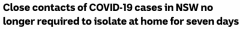 新州进一步“解封”！密接者隔离规定取消，还有一系列防疫令放宽（组图）