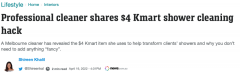 仅需$4！澳洲专业清洁师分享：Kmart有个“神器”，刷浴室贼好用（组图）