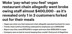 悉尼凭感觉结账的连锁餐厅破产，老板曾透露：仅30%餐点有付钱
