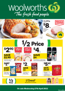 Woolworths 4月27日-5月3日折扣，电动牙刷、日本米半价