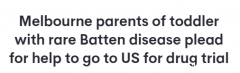 澳洲小女孩患上罕见疾病，全澳仅两例！急坏父母，只剩下最后的希望...（组图）