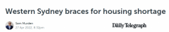 西悉尼面对社会保障用房危机，短缺近3万套加剧买房租房压力（组图）